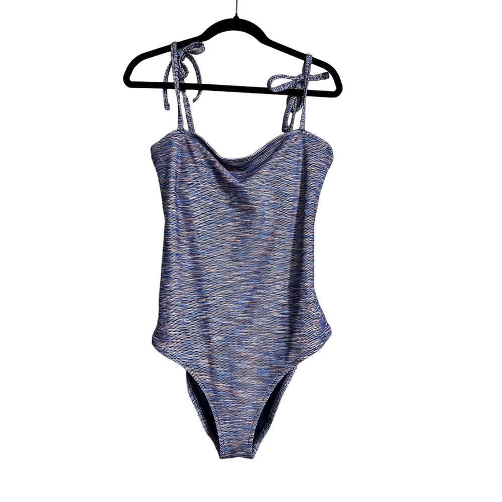 aerie One Piece Cheeky Tie Shoulder Swimsuit XL